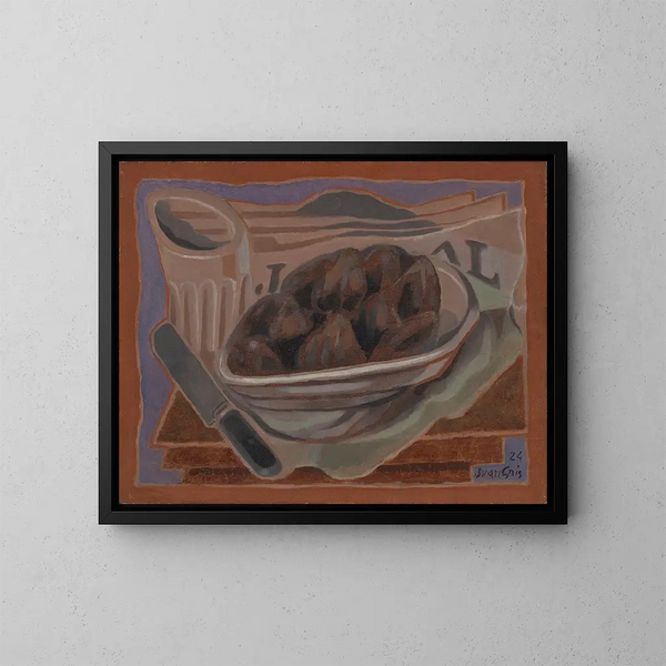 Les figues - Juan Gris — indrammet kunstværk på væggen