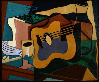 Naturmort med guitar - Juan Gris — visning af kunstværket