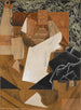 Naturmørke med druer - Juan Gris — visning af kunstværket