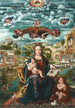 Jomfru Maria med Barnet med den lille Sankt Johannes - Juan de Borgoña — visning af kunstværket