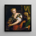 Judith med Holofernes' hoved - Paolo Veronese — indrammet kunstværk på væggen
