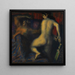 Judith og Holofernes - Franz von Stuck — indrammet kunstværk på væggen