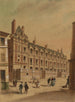 Maison abbatiale ved hjørnet af rue de l'Abbaye, rue Cardinale og passage de la Petite-Boucherie, 6. arrondissement - Jules-Adolphe Chauvet — visning af kunstværket
