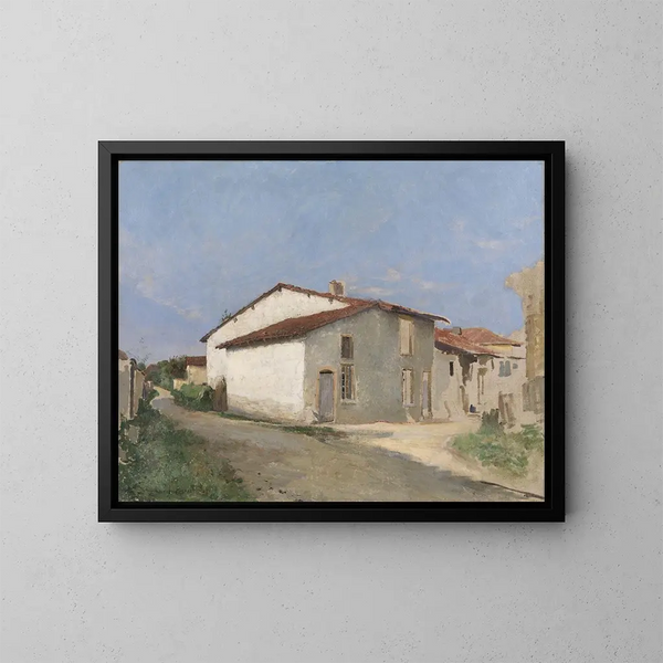 Rue à Damvillers - Jules Bastien-Lepage — indrammet kunstværk på væggen