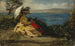 Kvinde med parasol, Douarnenez-bugten - Jules Breton — visning af kunstværket