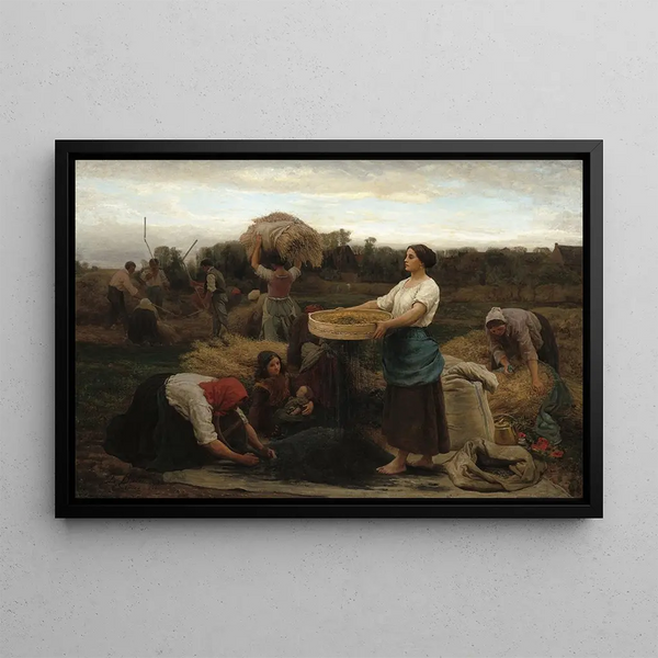 Jules Breton - The Colza Harvesting Rapeseed.webp