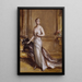 Portrait af Isabelle d'Orléans, hertuginde af Guise - Jules Cayron — indrammet kunstværk på væggen