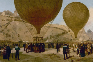 Jules Didier - Dpart de Lon Gambetta pour Tours sur le ballon lArmandBarbs le 7 octobre 1870 Montmartre.webp