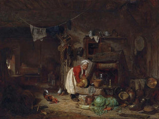 Jules Dupr - Intrior De Ferme Dans Le Berry.webp