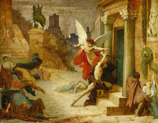 La Peste à Rome - Jules Élie Delaunay — visning af kunstværket