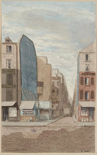 Jules Gaildrau - Entre de la rue des FillesDieu actuelle rue dAlexandrie depuis 1897 vue de la rue SaintDenis 2me arrondissement.webp