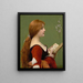 Jeanne la Rousse - Jules Joseph Lefebvre — indrammet kunstværk på væggen
