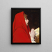 Le Manteau rouge - Jules Joseph Lefebvre — indrammet kunstværk på væggen