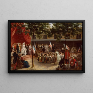 Jules Laure - La duchesse dOrlans et le comte de Paris visitent une salle dasile parisienne.webp