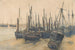 Bateaux de Pêche Amarrés - Jules Lessore — visning af kunstværket