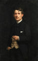 Portrait af en gentleman - Jules Marie Sevestre — visning af kunstværket