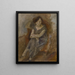 Gaby - Jules Pascin — indrammet kunstværk på væggen