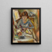 Hermine David foran bordet - Jules Pascin — indrammet kunstværk på væggen