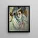 Hermine David - Jules Pascin — indrammet kunstværk på væggen