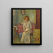 Hermine David, l'atelier - Jules Pascin — indrammet kunstværk på væggen