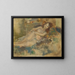 La Danseuse assoupie - Jules Pascin — indrammet kunstværk på væggen