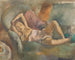 Den sovende pige - Jules Pascin — visning af kunstværket