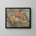 Den sovende pige - Jules Pascin — indrammet kunstværk på væggen