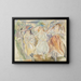 Les grands chapeaux - Jules Pascin — indrammet kunstværk på væggen