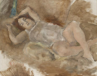 Nu allongé - Jules Pascin — visning af kunstværket