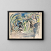 Parc de la Havane - Jules Pascin — indrammet kunstværk på væggen