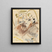 To mænd, der spiser middag - Jules Pascin — indrammet kunstværk på væggen