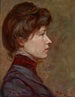 Portrait af en ung kvinde - Julia Graydon Sharpe — visning af kunstværket