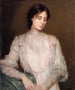 En dame af selskab - Julian Alden Weir — visning af kunstværket