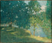 Eftermiddag ved søbredden - Julian Alden Weir — visning af kunstværket