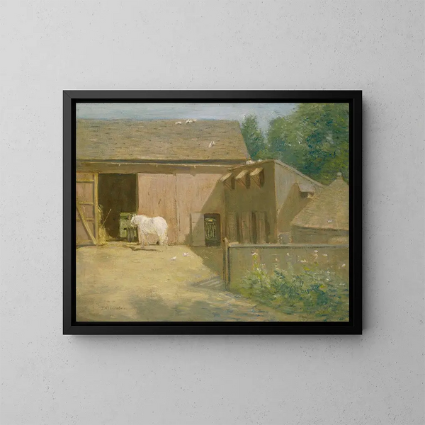 New England-laden - Julian Alden Weir — indrammet kunstværk på væggen