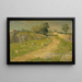 Le chemin - Julian Alden Weir — indrammet kunstværk på væggen