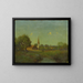 Pioner- og kirke-maleri uden titel - Julian Onderdonk — indrammet kunstværk på væggen