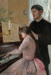 La leçon de piano - Julie Delance-Feurgard — visning af kunstværket