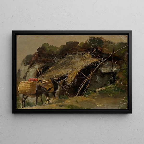 Julie Wilhelmine HagenSchwarz - Italian Landscape with a Donkey.webp