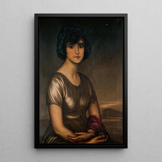 Julio Romero De Torres - Retrato De Dama Joven.webp