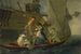 L'adieu d'un marin marié - Julius Caesar Ibbetson — visning af kunstværket