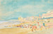 Strand ved Ostende - Julius Collen Turner — visning af kunstværket