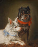 To hunde 01 - Julius Hamburger — visning af kunstværket