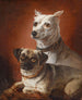 To hunde 02 - Julius Hamburger — visning af kunstværket