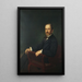 Walter von Hallwyll 1839-1921 - Julius Kronberg — indrammet kunstværk på væggen
