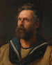 Selvportræt af Julius von Payer i sailoruniform - Julius Payer — visning af kunstværket