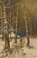 Voyageur dans la neige - Julius Sergius Klever — visning af kunstværket