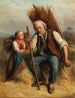 Se reposer sur le chemin du retour - Julius Sigismund Röder — visning af kunstværket