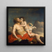 Jupiter og Ganymedes - Nicolaes van Helt Stockade — indrammet kunstværk på væggen