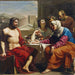 Jupiter og Merkur hos Philemon og Baucis - Andrea Appiani — vist i et interiør